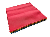 CraftsFabrics 100 % coton, lot de 42 pièces, tissu uni 12,7 x 12,7 cm, pour couture, travaux manuels et patchwork